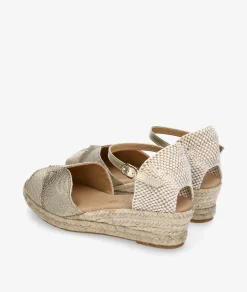 Alpargatas bloom&you AMBRETTA BAJA en oro