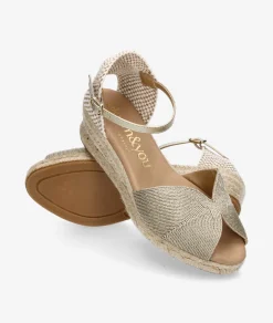 Alpargatas bloom&you AMBRETTA BAJA en oro