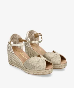 Alpargatas bloom&you AMBRETTA en oro