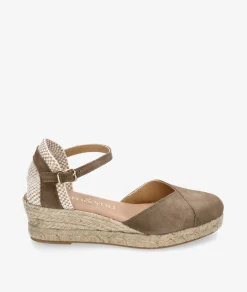 Alpargatas bloom&you DALIA en serraje taupe