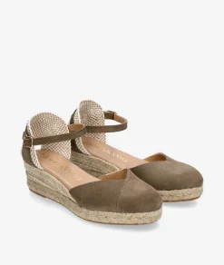 Alpargatas bloom&you DALIA en serraje taupe