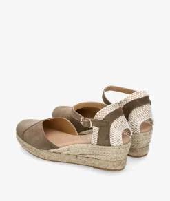 Alpargatas bloom&you DALIA en serraje taupe