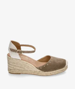 Alpargatas bloom&you KASTA en serraje taupe