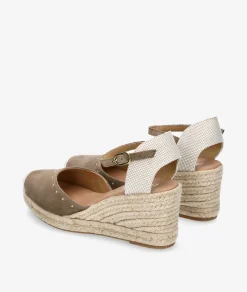 Alpargatas bloom&you KASTA en serraje taupe