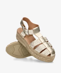 Alpargatas Gaimo CHER en platino