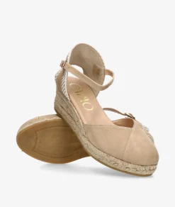 Alpargatas Gaimo COPITA en ante camel
