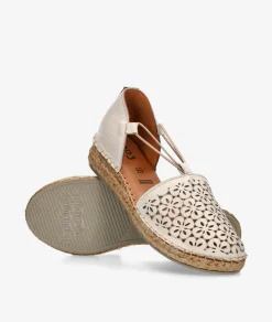 Alpargatas pabloochoa.shoes SR1747 en hueso