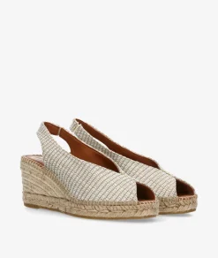 Alpargatas Viguera 2127 en plata