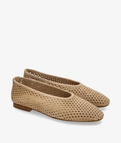 Bailarinas bloom&you FIORA en serraje taupe