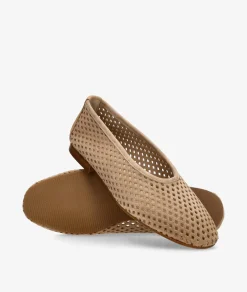Bailarinas bloom&you FIORA en serraje taupe