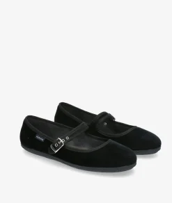 Bailarinas Victoria 104913 en NEGRO TERCIOPELO