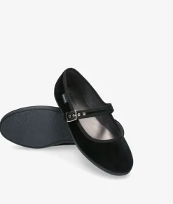 Bailarinas Victoria 104913 en NEGRO TERCIOPELO