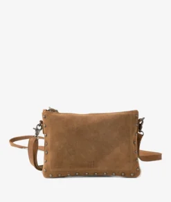 Bolso de piel Biba PRR1L PERRY en serraje taupe
