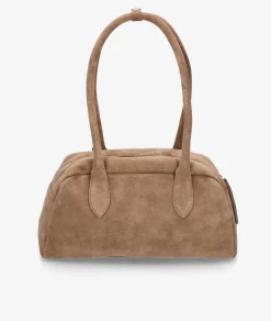 Bolso de piel BLOOM - CNP BLOOM BOWLING en serraje taupe