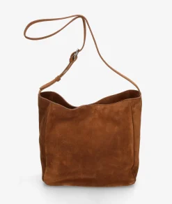 Bolso de piel BLOOM - CNP TEXAS en serraje cuero