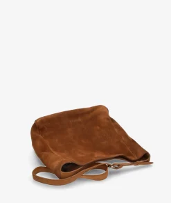 Bolso de piel BLOOM - CNP TEXAS en serraje cuero