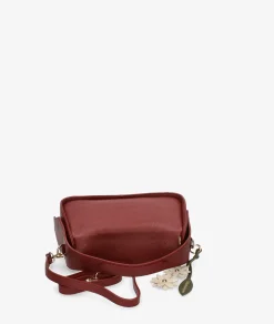 Bolso de piel BLOOM - FIN BLOOM GAIA en burdeos