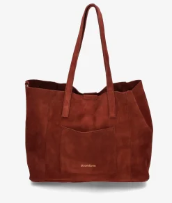 Bolso de piel bloom&you DALLAS en serraje burdeos