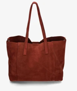 Bolso de piel bloom&you DALLAS en serraje burdeos