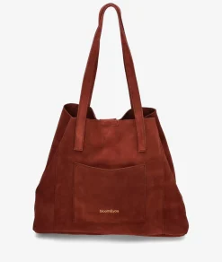 Bolso de piel bloom&you DALLAS en serraje burdeos