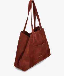 Bolso de piel bloom&you DALLAS en serraje burdeos