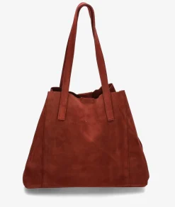 Bolso de piel bloom&you DALLAS en serraje burdeos