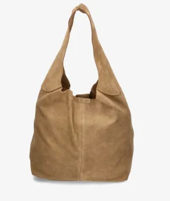 Bolso de piel bloom&you ELLIE en serraje taupe