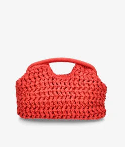 Bolso de rafia bloom&you BLOOM SOLEA en rojo