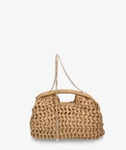 Bolso de rafia bloom&you BLOOM SOLEA en camel