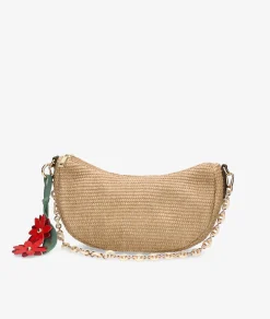 Bolso de rafia bloom&you BAGUETTE en beige