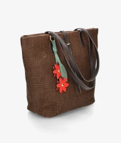 Bolso de rafia bloom&you IT BASKET en marrón