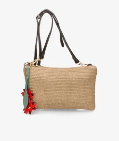 Bolso de rafia bloom&you MIST FOLDER en beige