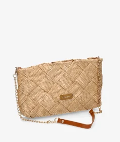 Bolso de rafia bloom&you ZOE en camel