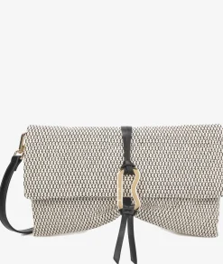 Bolso de rafia pabloochoa.shoes 21020 en negro