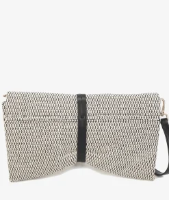 Bolso de rafia pabloochoa.shoes 21020 en negro