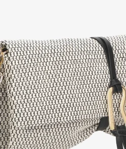 Bolso de rafia pabloochoa.shoes 21020 en negro