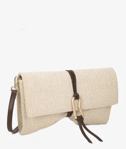 Bolso de rafia pabloochoa.shoes 21020 en beige