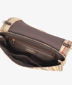 Bolso de rafia pabloochoa.shoes 21020 en multicolor