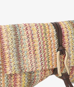 Bolso de rafia pabloochoa.shoes 21020 en multicolor