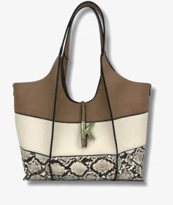 Bolso Martina K 7826 en serpiente taupe
