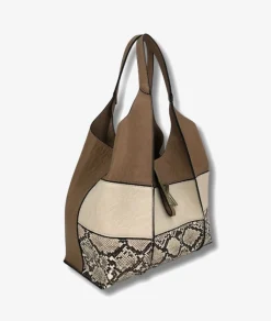 Bolso Martina K 7826 en serpiente taupe