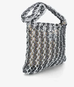 Bolso textil bloom&you AGATHA CROSSBODY en plata