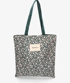 Bolso textil bloom&you FLOWER TOTE en caki