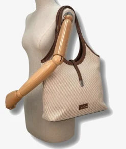 Bolso textil Martina K 8612 en beige