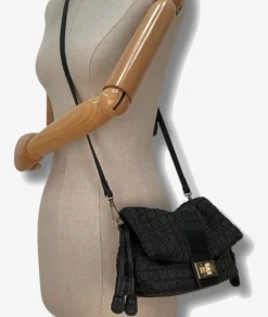 Bolso textil Martina K 25403 en negro