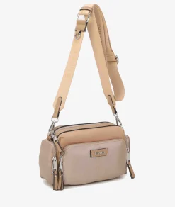 Bolso textil pabloochoa.shoes 20940 en camel