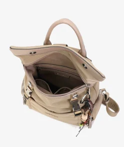 Bolso textil pabloochoa.shoes 21151 en caki