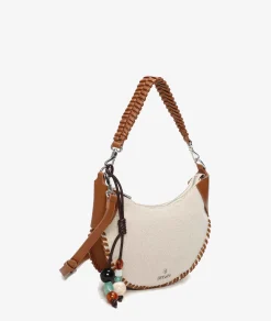 Bolso textil pabloochoa.shoes 21110 en beige