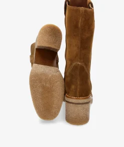 Botas Alpe 5238 en serraje cuero