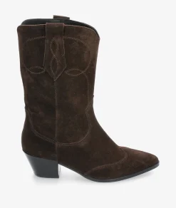 Botas bloom&you EIRA en serraje marrón